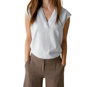 Camisa de mujer OEM de Vietnam, ropa de moda de ajuste personalizado, diseño elegante lavable sostenible, envío rápido, uso listo para exportar - Product Image 4