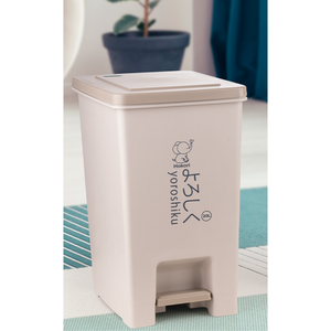 Fabrication de qualité Hokori Square Step-On Dustbin 20L Durable et sûr à utiliser Poubelle de cuisine Design de style japonais Poubelle d'hôtel - Product Image 6