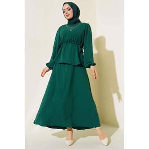 ชุด2ชิ้นกระโปรงเอว airobin ชุดมรกต - Product Image 4