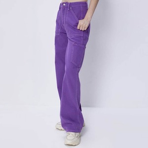 กางเกงยีนส์ขาตรง2026ขนาดกลางไซส์พิเศษสำหรับผู้หญิงกางเกงยืดเข้ารูปขากางเกงปรับสีได้สไตล์ใหม่ - Product Image 6