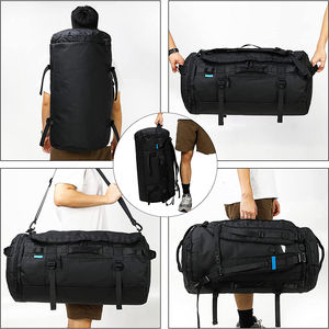 กระเป๋าฟุตบอลอเมริกันยูนิเซ็กซ์กระเป๋าผ้าแคนวาสลายทางมีซิปปิดกระเป๋าสะพายไหล่แฟชั่นทำจากโพลีเอสเตอร์ - Product Image 6