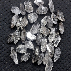 หินควอทซ์หยาบหยาบจากธรรมชาติขนาด18-20มม. 5ชิ้นสำหรับการทำพลอยเพชรเฮอร์คิเมอร์ชั้นนำ - Product Image 2