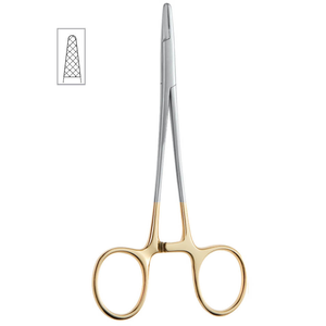 BSZ SURGICO-Portaagujas de Mayo de acero inoxidable, instrumento quirúrgico manual de 16cm, certificado CE, primeros auxilios - Product Image 5