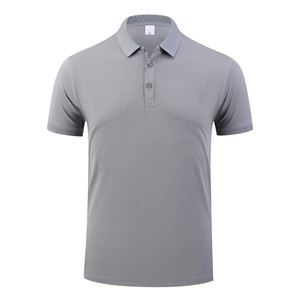 Polo athlétique moyen et décontracté sans étiquette, résistant aux odeurs, en coton respirant, anti-rides, en coton, grande taille - Product Image 1