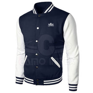 Venta caliente de encargo de los hombres Letterman chaquetas Varsity chaqueta con estilo único logotipo frontal Precio al por mayor - Product Image 2