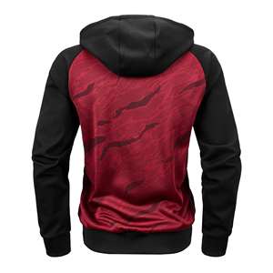 Sudadera con cremallera para hombre, bolsillo canguro y Sudadera con capucha de manga larga, sudadera con capucha de bloque de color de productos huzaifa - Product Image 2