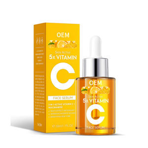 เซรั่มวิตามินซี 20% สำหรับผิวหน้า ผสมไฮยาลูรอนและกรดอะมิโน ช่วยเติมความชุ่มชื้นและกระชับผิว ลดเลือนริ้วรอยและต่อต้านวัย - Product Image 1