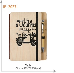 Cuadernos en espiral A5 ecológicos de diseño creativo genuino elegante nuevo estilo con características elegantes cubierta de madera de oficina - Product Image 3