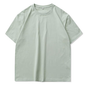 Camiseta de Verano 100% Algodón para Hombre, Manga Corta, Transpirable, de Secado Rápido, Informal, Color Sólido, con Logotipo, Corte Regular - Product Image 3