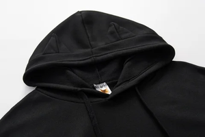 Sweat à capuche en coton éponge français de qualité supérieure Streetwear pour homme Sweat à capuche angélique zippé avec impression bouffante - Product Image 3