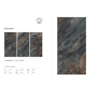 Carreaux 60x120cm GVT PGVT avec finitions brillantes et mates Revêtement de sol durable Projet d'acheteurs internationaux Immobilier de vente au détail d'entreprise - Product Image 2