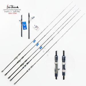 Nouveau Oem Japon Jigging Rods Fuji Parts Slow Jigging Rod 6'6 "Jig Weight 80-350g Cannes à pêche en eau salée - Product Image 1