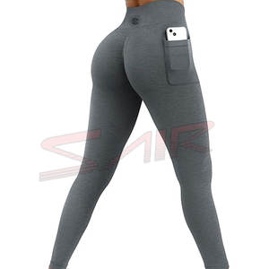 2024 personnalisé imprimé mince Scrunch Leggings haute qualité Push Yoga pantalon taille élastique Anti-UV Gym Leggings XL grande taille Spandex - Product Image 3