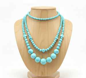 Collier tibétain en argent 925 de haute qualité de 18 pouces pour femmes, design géométrique noué à la main, tendance, perles de pierre de labradorite naturelle - Product Image 3