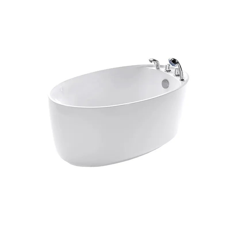 Chinese simple elegant movable bathtub price for freestanding acrylic soaking bathtub