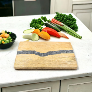 Planche à découper en bois design classique moderne ustensiles de cuisine gadgets maison cuisine légumes fruits pizza viande fromage planche à découper - Product Image 3