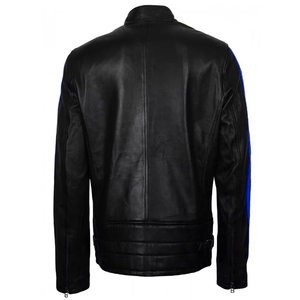 Veste de course de moto en cuir sur mesure de haute qualité, coupe-vent, grande taille - Product Image 3