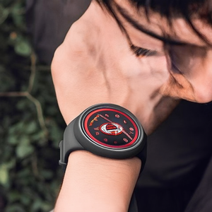 Reloj de Pulsera Deportivo de Lujo MILAN MN480XN1 Negro y Rojo con Logotipo Personalizado, Movimiento de Cuarzo de Alta Calidad, Estilo Simple - Product Image 3