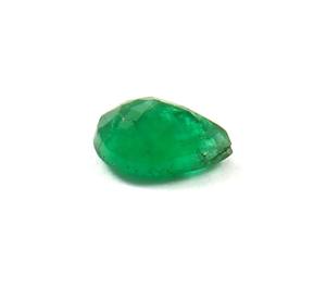 Gema de Esmeralda Verde Natural, Corte Pera, 5.5x4mm, Facetada, 0.36 Quilates, Certificada por Terceros, Suministros para Joyería - Product Image 2