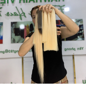 Vietnamita 10 Apr Mejor Virgen Remy Hair Bone Straight Super Double Drawn Durable Doble Trama Cierre para cabello humano al por mayor - Product Image 6