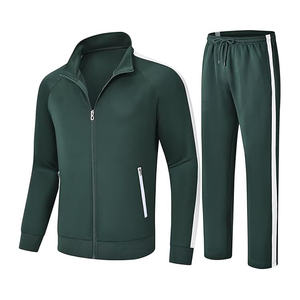 Ensemble de survêtement tendance en polyester, fermeture éclair intégrale, respirant, léger, décontracté, jogging, veste de sport - Product Image 5