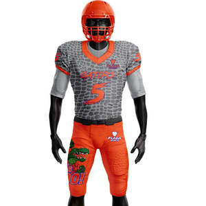 Maillot de football américain personnalisé, short rembourré à sublimation en sergé respirant, option grande taille pour l'équipe américaine - Product Image 2