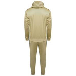 Sudadera con capucha y cremallera de invierno para hombre, chándal de lana para correr, gimnasio, transpirable, de talla grande, logotipo frontal, estilo a rayas laterales - Product Image 6