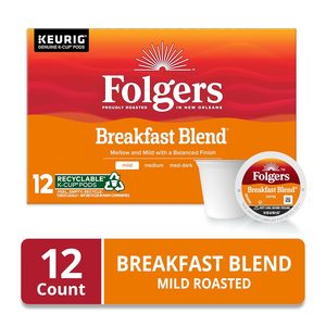 Café Folgers Breakfast Blend Tostado Suave, 12 Cápsulas Keurig K-Cup - Product Image 5
