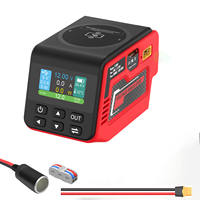 Regulador de Voltaje de 300W DC 2-30V para Batería Milwaukee de 18V, Voltaje de Salida Ajustable de 2-30V, Carga Rápida PD 3.0 de 100W, XT60