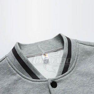 แจ็กเก็ตเลตเตอร์แมนทันสมัยสำหรับผู้ชาย, เสื้อแฟชั่นมีคอตั้งดีไซน์โดดเด่น - Product Image 3