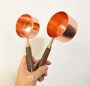 Ensemble de cuillères et de tasses à mesurer en acier inoxydable de luxe, écologiques et de bonne qualité, compatibles lave-vaisselle - Product Image 2