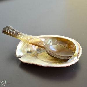 เครื่องใช้บนโต๊ะอาหารสไตล์สัตว์วัฒนธรรมช้อนเขาวัวควายขัดมันดีไซน์ไม่เหมือนใครสำหรับตกแต่งโต๊ะในร้านอาหาร - Product Image 6
