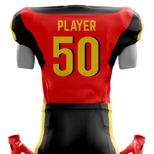 Uniforme de football américain respirant, design économique, uniforme de football américain pour les jeunes, maillot de football américain, vêtements de football américain - Product Image 5