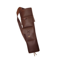 ESHALZ IMPEX ARCHERY Quiver AQ-139F OEM Flècheurier dorsal pour tir à l'arc entièrement personnalisé en cuir de vache 100% véritable 44CM