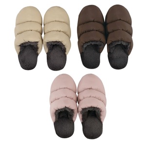 M Taille 22-24cm Beige/Marron/Rose SDS Taffetas Boa Pantoufles Maison Pantoufles Antidérapant Chaud Protection Contre Le Froid Lavable Fit Prevent - Product Image 6