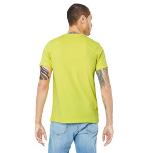 Bella Canvas 3001 UNISEXE JERSEY MANCHES COURTES TEE T-shirt respirant personnalisé Deal Bulk Logo-Imprimé 100% Tops en coton avec impression DTG - Product Image 3