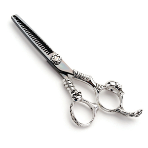 QNQ professionnel barbier ciseaux amincissants haute qualité en acier inoxydable pointe de lame tranchante Durable et prix compétitif - Product Image 6