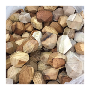 Juguete de roca de madera Montessori creativo, piedras de equilibrio de Roca de madera hechas a mano para niños pequeños aprendizaje temprano y diversión-de Vietnam - Product Image 5