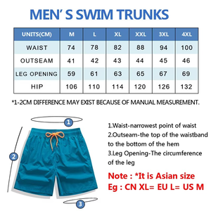 Nueva llegada para Hombre Short Surfing Nylon Transpirable Malla Liner Shorts Para Hombre Sport Man Board Shorts Trajes de baño - Product Image 6