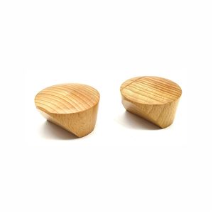 Wood modern door pull cabinet drawer wholesale for home dresser door cabinet furniture decorative <b>kitchen</b> wardrobe handle knobs - Product Image 2