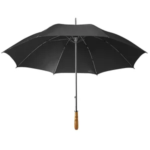 Ombrello Promozionale da Golf Personalizzato con Accessori in Acciaio e Legno - Product Image 3