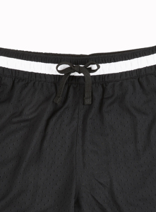 Short en maille vierge double couche respirant en polyester vente en gros Short de basket-ball en maille personnalisé pour hommes - Product Image 3