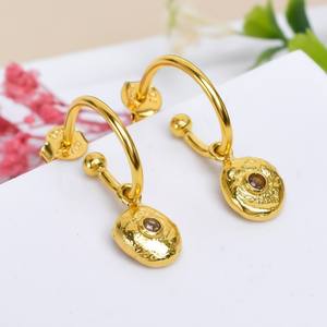 Pendientes de Botón de Lujo con Diamantes Naturales Redondos de Corte Brillante, Plata 925 Hecha a Mano, Chapados en Oro de 18K, Joyería de Moda - Product Image 5