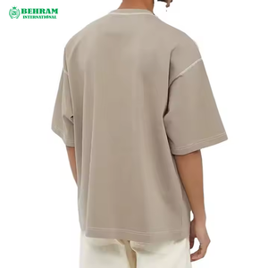 T-shirts amples à manches courtes pour homme, 100% coton, col rond, décontractés, à imprimer, vente en gros, best-seller, pour l'été - Product Image 5
