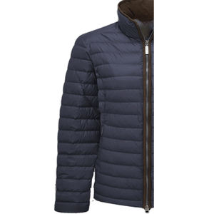 Veste matelassée en toile pour homme, col montant, fermeture éclair, qualité supérieure, vente en gros, service OEM, design personnalisé - Product Image 5