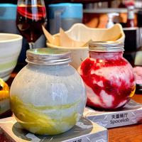Botol plastik botol PET 16oz Harga Murah kubah bundar plastik botol pesona liontin DIY gelembung hewan peliharaan kosong