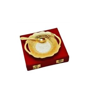 Vente en gros bol de fruits secs en laiton pièce centrale supérieure bol de service de salade meilleure vente bol de fruits secs en laiton à vendre - Product Image 4