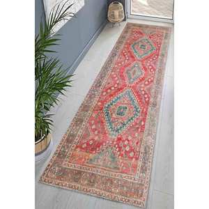 Tapis imprimé style bohème : Petit tapis de couloir en chenille rouge pour décoration de salon de mariage, tapis de voiture, tapis en chenille - Product Image 5