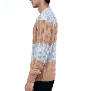 Personnalisable de haute qualité laine unisexe tricoté Cardigan pull hommes tricoté pull à manches longues tricots hiver Cardigan tricot - Product Image 2