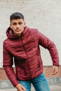 Wholesale Custom <b>Men's</b> Winter Puffer <b>Jackets</b> New Trendy Hooded Quilted Canvas OEM Manufacturer - Product Image 5